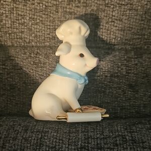Lenox Ceramic Figurine with Gold Accents